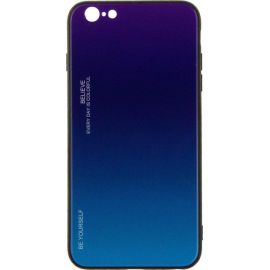 Купить Чехол-накладка TOTO Gradient Glass Case Apple iPhone 6 Plus/6S Plus Purple, фото , характеристики, отзывы