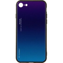 Придбати Чехол-накладка TOTO Gradient Glass Case Apple iPhone 7/8/SE 2020 Purple, image , характеристики, відгуки