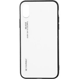 Придбати Чехол-накладка TOTO Gradient Glass Case Apple iPhone X/XS White, image , характеристики, відгуки