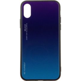 Купить Чехол-накладка TOTO Gradient Glass Case Apple iPhone X/XS Purple, фото , характеристики, отзывы