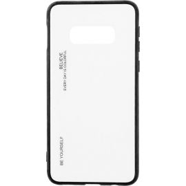 Купить Чехол-накладка TOTO Gradient Glass Case Samsung Galaxy S10e White, фото , характеристики, отзывы