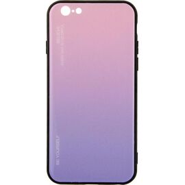 Придбати Чехол-накладка TOTO Gradient Glass Case Apple iPhone 6/6S Pink, image , характеристики, відгуки