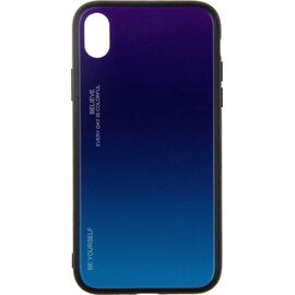 Придбати Чехол-накладка TOTO Gradient Glass Case Apple iPhone XR Purple, image , характеристики, відгуки