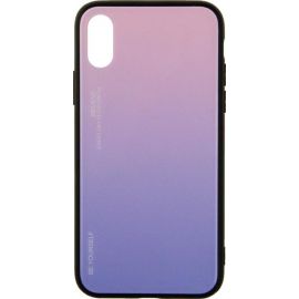 Придбати Чехол-накладка TOTO Gradient Glass Case Apple iPhone X/XS Pink, image , характеристики, відгуки