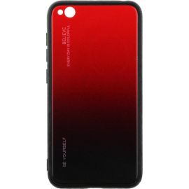 Придбати Чехол-накладка TOTO Gradient Glass Case Xiaomi Redmi Go Red, image , характеристики, відгуки