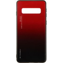 Придбати Чехол-накладка TOTO Gradient Glass Case Samsung Galaxy S10 Red, image , характеристики, відгуки