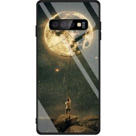 Купить Чехол-накладка TOTO Glass Fashionable Case Samsung Galaxy S10 Star Space, фото , характеристики, отзывы