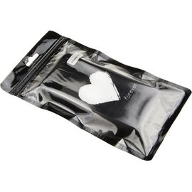 Придбати Чехол-накладка TOTO Glass Fashionable Case Apple iPhone XS White Heart on Black, image , характеристики, відгуки