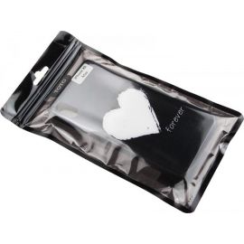 Купить Чехол-накладка TOTO Glass Fashionable Case Apple iPhone XS Max White Heart on Black, фото , характеристики, отзывы