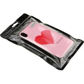 Купить Чехол-накладка TOTO Glass Fashionable Case Apple iPhone XR Red Heart on Pink, фото , характеристики, отзывы