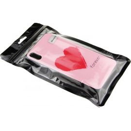 Купить Чехол-накладка TOTO Glass Fashionable Case Apple iPhone XS Max Red Heart on Pink, фото , характеристики, отзывы