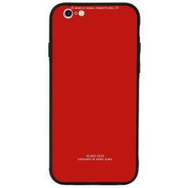 Купить Чехол-накладка TOTO Pure Glass Case Apple iPhone 6/6s Red, фото , характеристики, отзывы