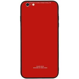Придбати Чехол-накладка TOTO Pure Glass Case Apple iPhone 6 Plus/6S Plus Red, image , характеристики, відгуки