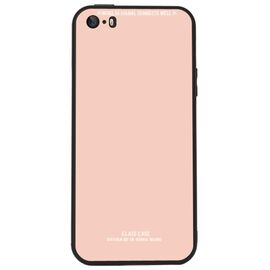 Придбати Чехол-накладка TOTO Pure Glass Case Apple iPhone SE/5s/5 Pink, image , характеристики, відгуки