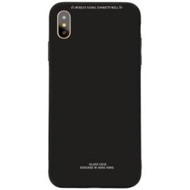 Придбати Чехол-накладка TOTO Pure Glass Case Apple iPhone XS Max Black, image , характеристики, відгуки