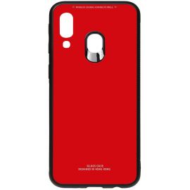 Купить Чехол-накладка TOTO Pure Glass Case Samsung Galaxy A40 Red, фото , характеристики, отзывы