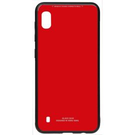 Купить Чехол-накладка TOTO Pure Glass Case Samsung Galaxy A10 Red, фото , характеристики, отзывы