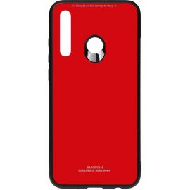 Придбати Чехол-накладка TOTO Pure Glass Case Huawei P Smart+ 2019 Red, image , характеристики, відгуки