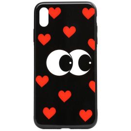 Купить Чехол-накладка TOTO Cartoon Print Glass Case Apple iPhone XS Max Just Eatit, фото , характеристики, отзывы