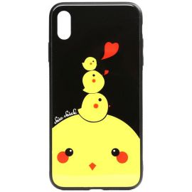 Придбати Чехол-накладка TOTO Cartoon Print Glass Case Apple iPhone X/XS Chicken Chick, image , характеристики, відгуки