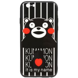 Придбати Чехол-накладка TOTO Cartoon Print Glass Case Apple iPhone 6/6s Kumamon, image , характеристики, відгуки