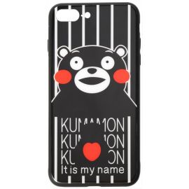 Купить Чехол-накладка TOTO Cartoon Print Glass Case Apple iPhone 7 Plus/8 Plus Kumamon, фото , характеристики, отзывы