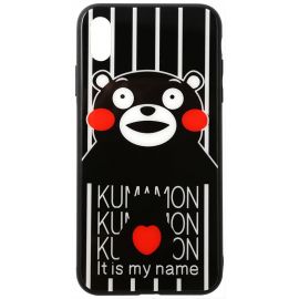 Придбати Чехол-накладка TOTO Cartoon Print Glass Case Apple iPhone XS Max Kumamon, image , характеристики, відгуки