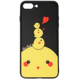 Придбати Чехол-накладка TOTO Cartoon Print Glass Case Apple iPhone 7 Plus/8 Plus Chicken Chick, image , характеристики, відгуки
