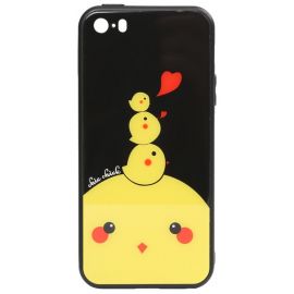Купить Чехол-накладка TOTO Cartoon Print Glass Case Apple iPhone SE/5s/5 Chicken Chick, фото , характеристики, отзывы