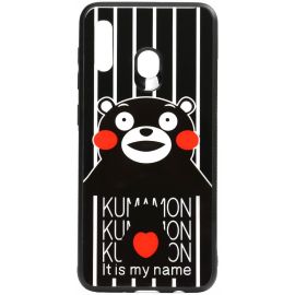 Купить Чехол-накладка TOTO Cartoon Print Glass Case Samsung Galaxy A20/A30 Kumamon, фото , характеристики, отзывы