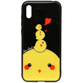 Купить Чехол-накладка TOTO Cartoon Print Glass Case Huawei Y6 2019 Chicken Chick, фото , характеристики, отзывы