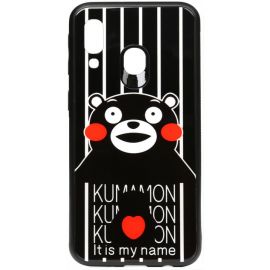 Придбати Чехол-накладка TOTO Cartoon Print Glass Case Samsung Galaxy A40 Kumamon, image , характеристики, відгуки