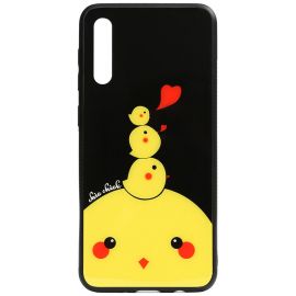 Придбати Чехол-накладка TOTO Cartoon Print Glass Case Samsung Galaxy A30s/A50/A50s Chicken Chick, image , характеристики, відгуки