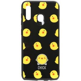 Купить Чехол-накладка TOTO Cartoon Print Glass Case Huawei Y7 2019 Chick, фото , характеристики, отзывы