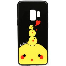 Придбати Чехол-накладка TOTO Cartoon Print Glass Case Samsung Galaxy S9 Chicken Chick, image , характеристики, відгуки