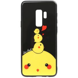 Купить Чехол-накладка TOTO Cartoon Print Glass Case Samsung Galaxy S9+ Chicken Chick, фото , характеристики, отзывы