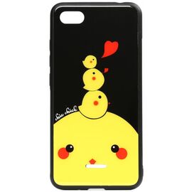 Купить Чехол-накладка TOTO Cartoon Print Glass Case Xiaomi Redmi 6A Chicken Chick, фото , характеристики, отзывы