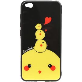 Купить Чехол-накладка TOTO Cartoon Print Glass Case Xiaomi Redmi Go Chicken Chick, фото , характеристики, отзывы