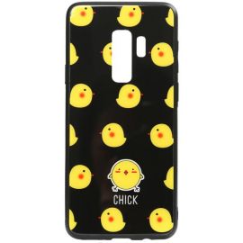 Придбати Чехол-накладка TOTO Cartoon Print Glass Case Samsung Galaxy S9+ Chick, image , характеристики, відгуки
