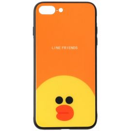 Купить Чехол-накладка TOTO Cartoon Print Glass Case Apple iPhone 7 Plus/8 Plus Line friends Sally, фото , характеристики, отзывы