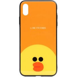 Купить Чехол-накладка TOTO Cartoon Print Glass Case Apple iPhone XS Max Line friends Sally, фото , характеристики, отзывы