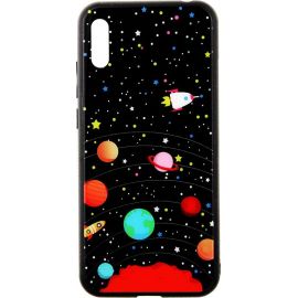 Купить Чехол-накладка TOTO Cartoon Print Glass Case Huawei Y6 2019 Planets, фото , характеристики, отзывы