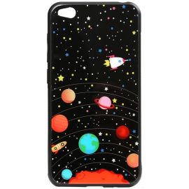 Купить Чехол-накладка TOTO Cartoon Print Glass Case Xiaomi Redmi Go Planets, фото , характеристики, отзывы