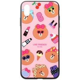 Придбати Чехол-накладка TOTO Cartoon Print Glass Case Apple iPhone X/XS Line friends Linc, image , характеристики, відгуки