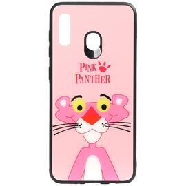 Купить Чехол-накладка TOTO Cartoon Print Glass Case Huawei Y7 2019 Pink Panther, фото , характеристики, отзывы
