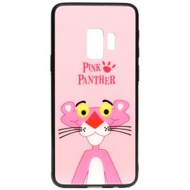 Купить Чехол-накладка TOTO Cartoon Print Glass Case Samsung Galaxy S9 Pink Panther, фото , характеристики, отзывы