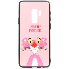 Купить Чехол-накладка TOTO Cartoon Print Glass Case Samsung Galaxy S9+ Pink Panther, фото , характеристики, отзывы