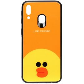 Купить Чехол-накладка TOTO Cartoon Print Glass Case Samsung Galaxy M20 Line friends Sally, фото , характеристики, отзывы