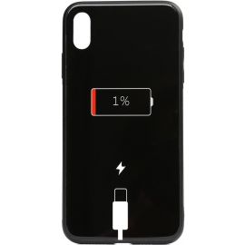 Купить Чехол-накладка TOTO Cartoon Print Glass Case Apple iPhone XS Max Battery Charge, фото , характеристики, отзывы