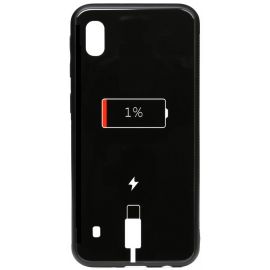 Купить Чехол-накладка TOTO Cartoon Print Glass Case Samsung Galaxy A10 Battery Charge, фото , характеристики, отзывы